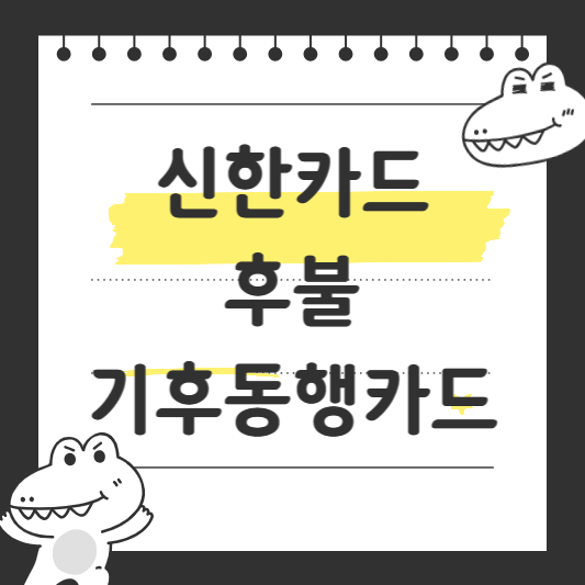 신한카드 후불 기후동행카드