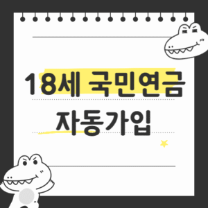 18세 국민연금 자동가입