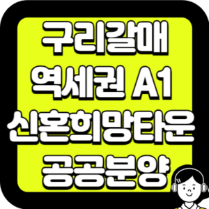 구리갈매역세권 A1 신혼희망타운 공공분양