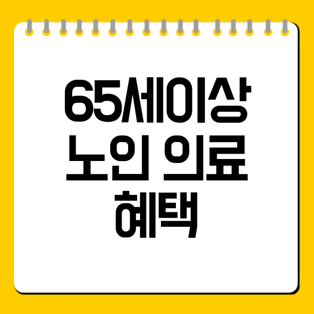 65세이상 노인 의료 혜택