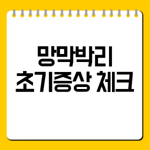 망막박리 초기증상 체크